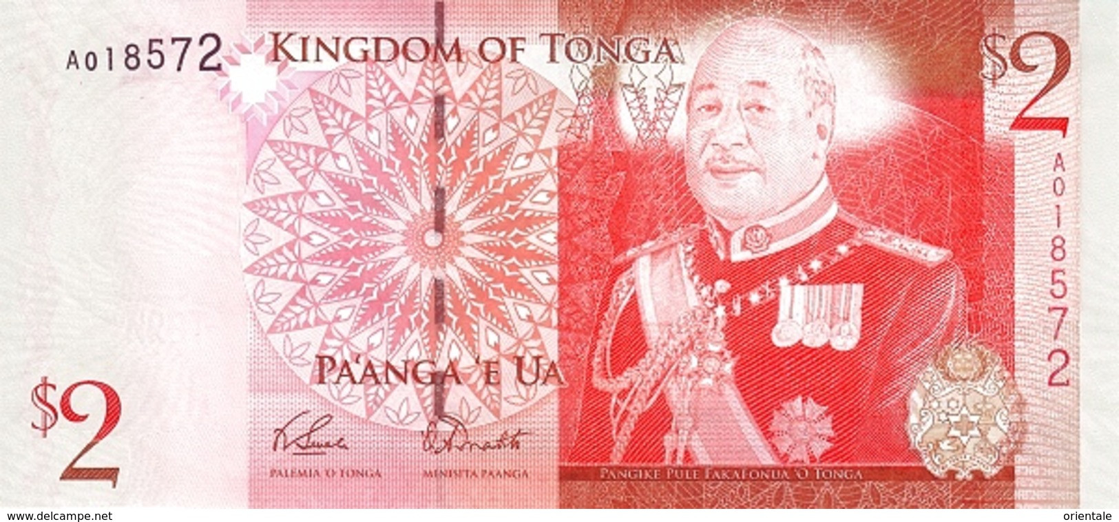 TONGA P. 38 2 P 2009 UNC - Tonga