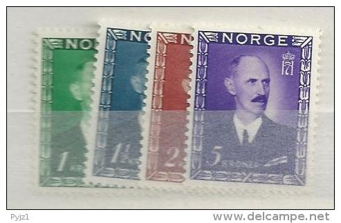 1946 MNH Norwegen, Mi 315-318 Postfris** - Nuovi