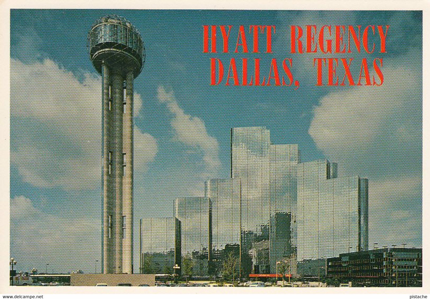 Dallas At Reunion Texas TX USA - Hyatt Regency Hotel - Size 4 X 6 - Unused - 2 Scans - Dallas