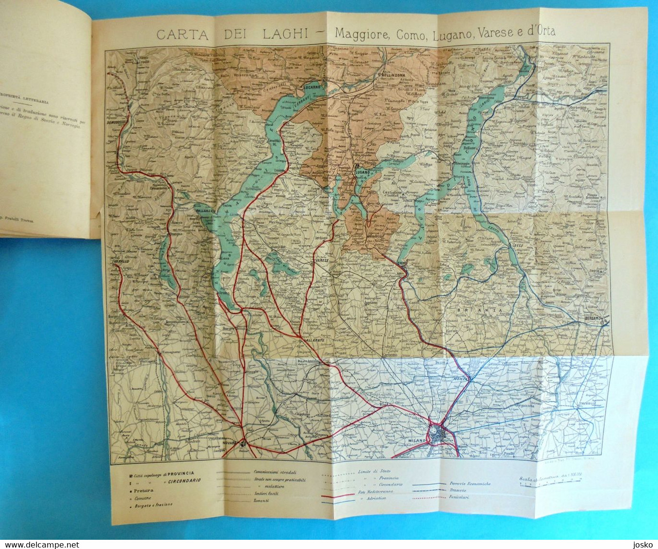 COMO E I Laghi DI COMO - DI LUGANO - DI MAGGIORE ... Italy Old Book (1899) * COMO And The Lakes Of COMO LUGANO .. Italia - Libri Antichi