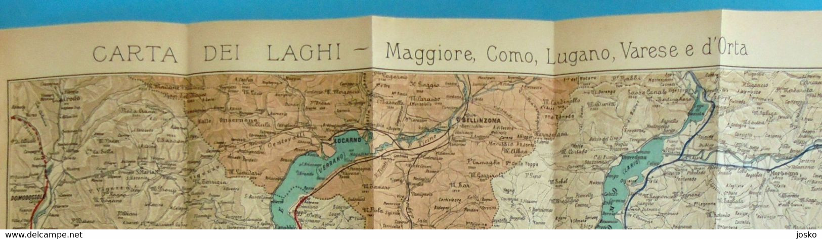 COMO E I Laghi DI COMO - DI LUGANO - DI MAGGIORE ... Italy Old Book (1899) * COMO And The Lakes Of COMO LUGANO .. Italia - Libri Antichi