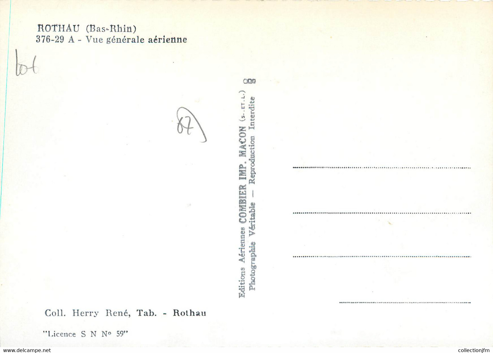 / CPSM FRANCE 67 "Rothau, Vue Générale Aérienne " - Rothau