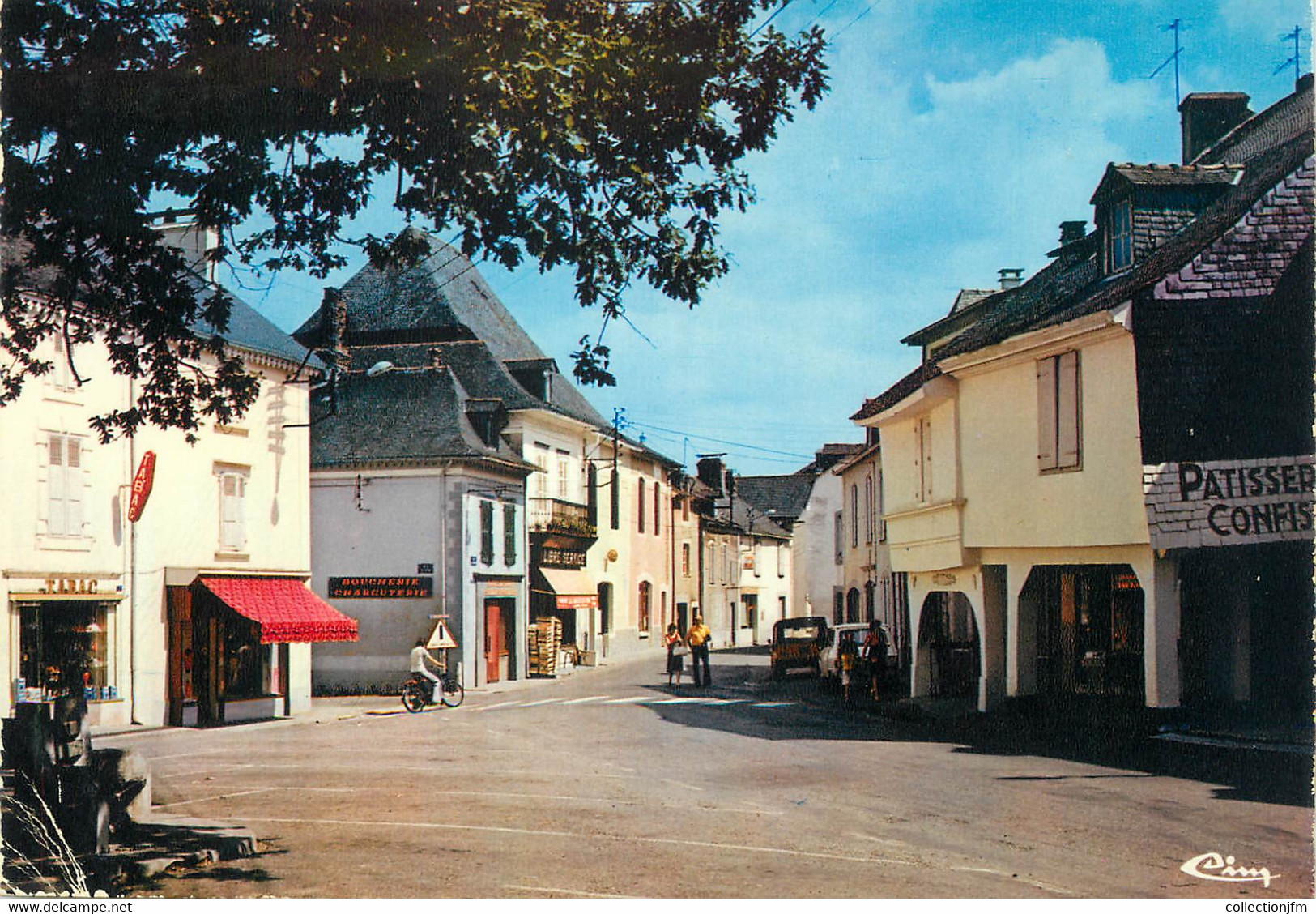 / CPSM FRANCE 64 "Pontacq, La Place Du Barry " - Pontacq