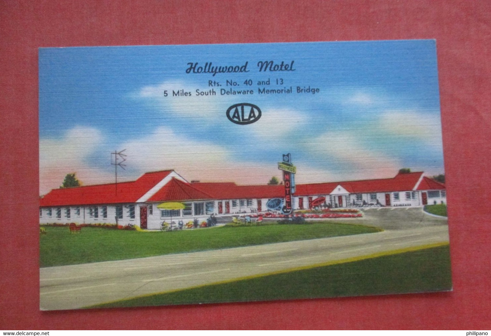 Hollywood Motel  New Castle   Delaware > >   Ref 4832 - Other & Unclassified