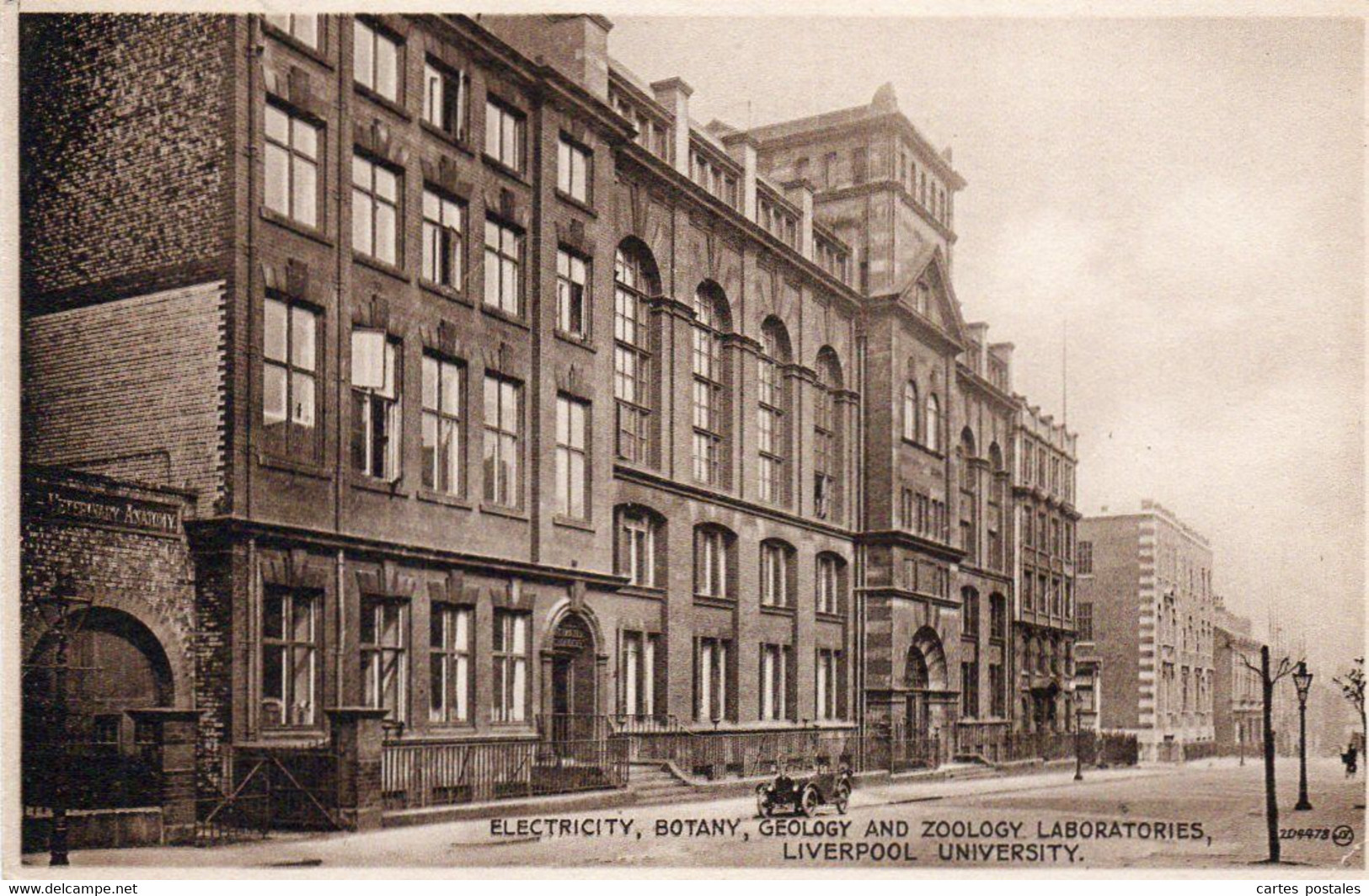 LIVERPOOL University - Electricity Botany Geology And Zoology Laboratories - Liverpool