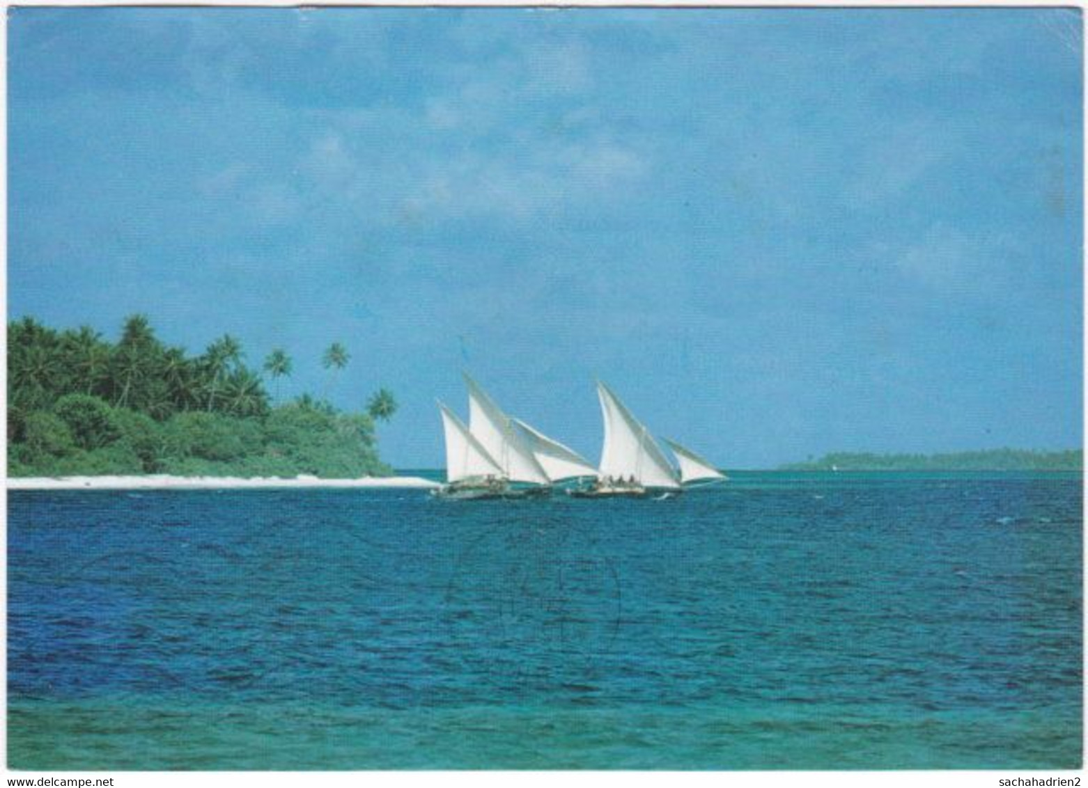 Gf. REPUBLIC OF MALDIVES. Dohni, Fishing-boat - Maldivas