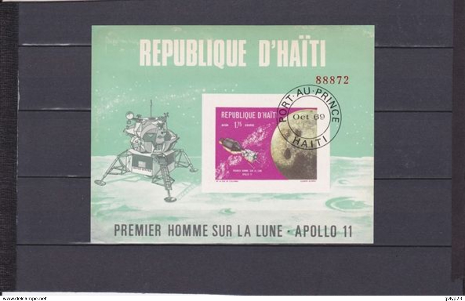 BLOCS  APOLLON 11 1G75  NEUF **N°29 YVERT ET TELLIER 1969 - Haiti