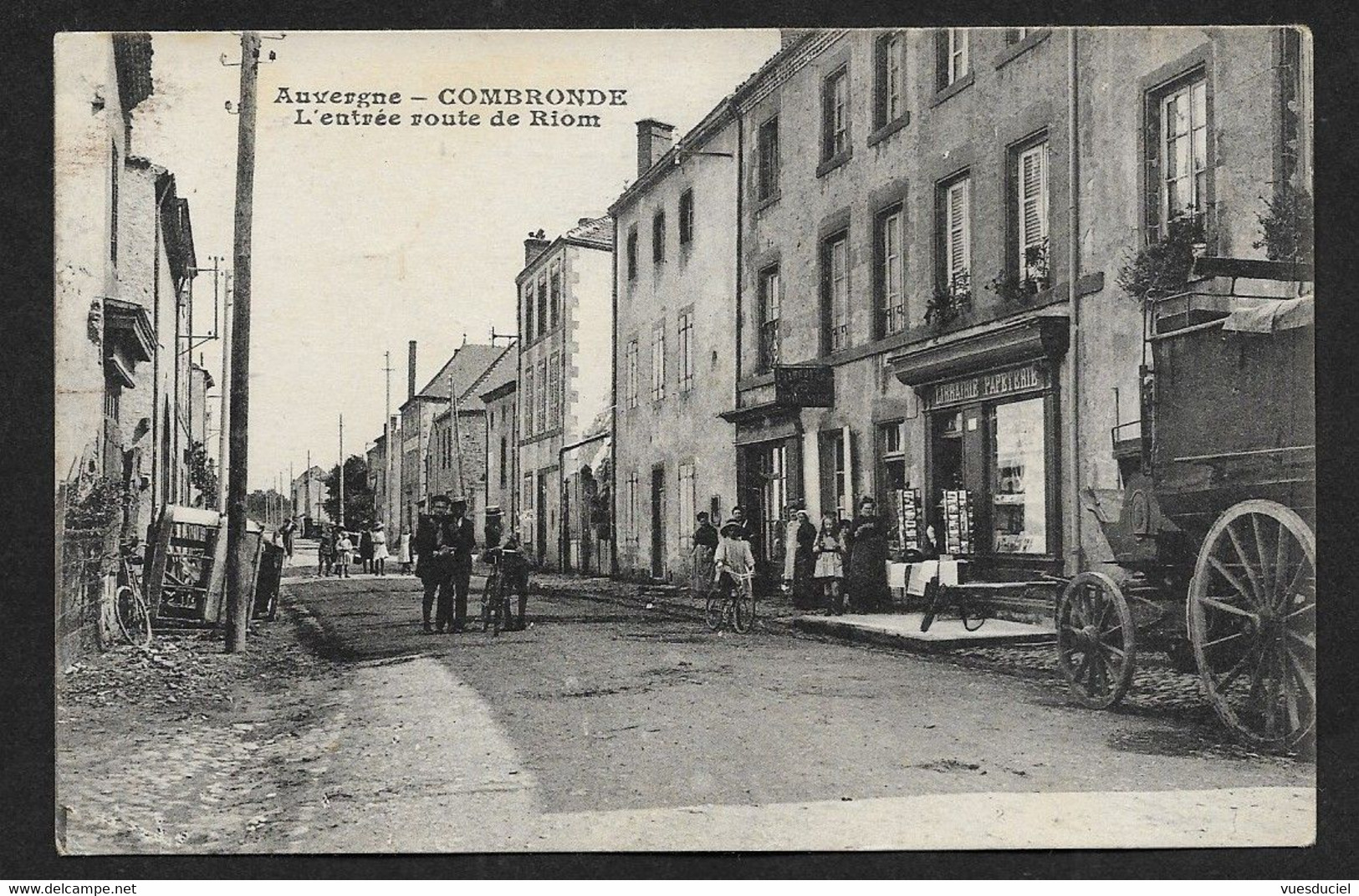 Combronde Entrée Route De Riom / Puy-de-Dôme Auvergne CPA - Combronde