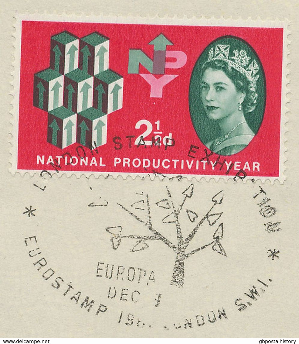 GB SPECIAL EVENT POSTMARKS 1962 LONDON STAMP EXHIBITION EUROSTAMP 1962 LONDON - Storia Postale