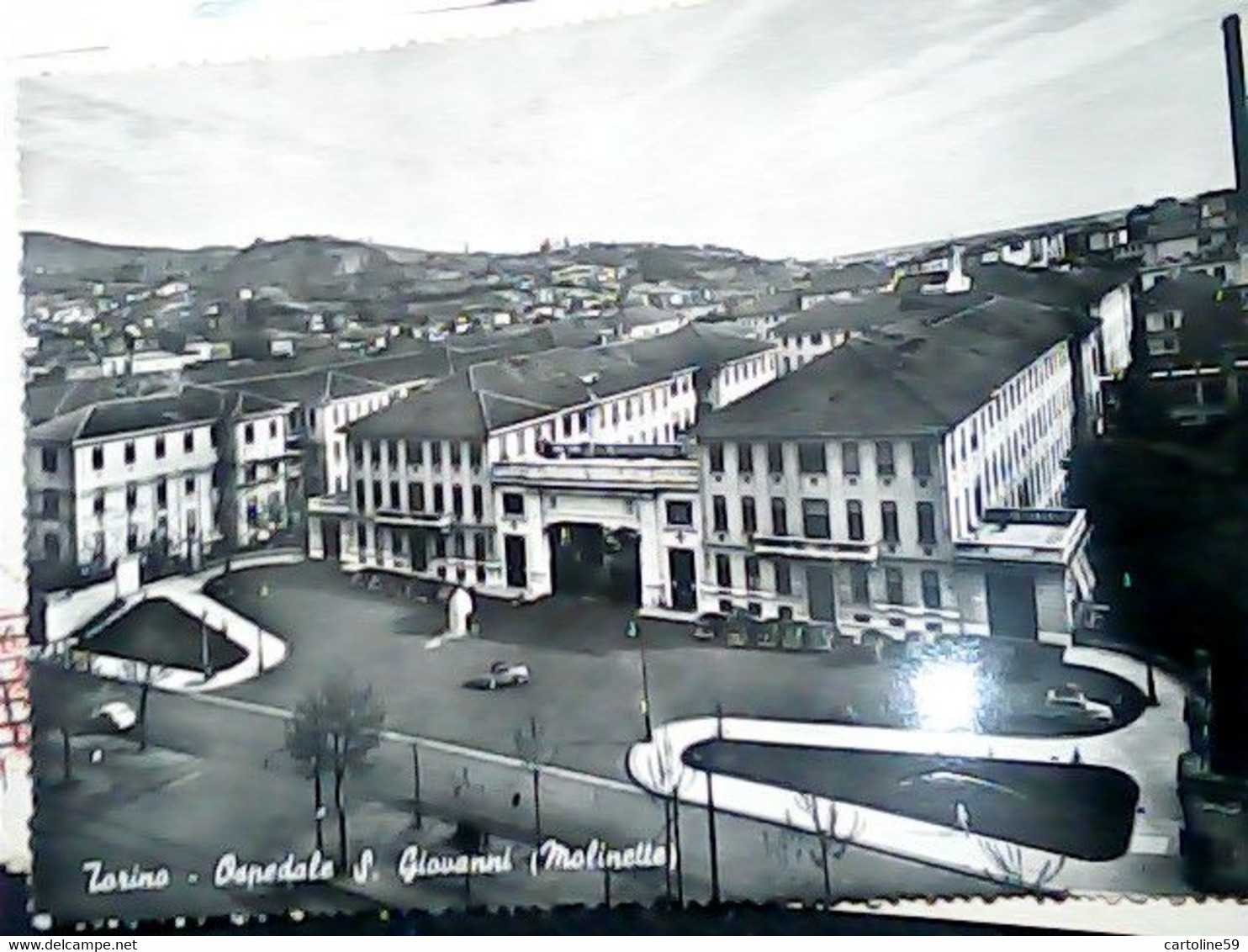 TORINO -OSPEDALE MOLINETTE TARGHETTA ANNULLO  SALONE DELL'AUTOMOBILE NOVEMBRE VB1958 IB6708 - Health & Hospitals