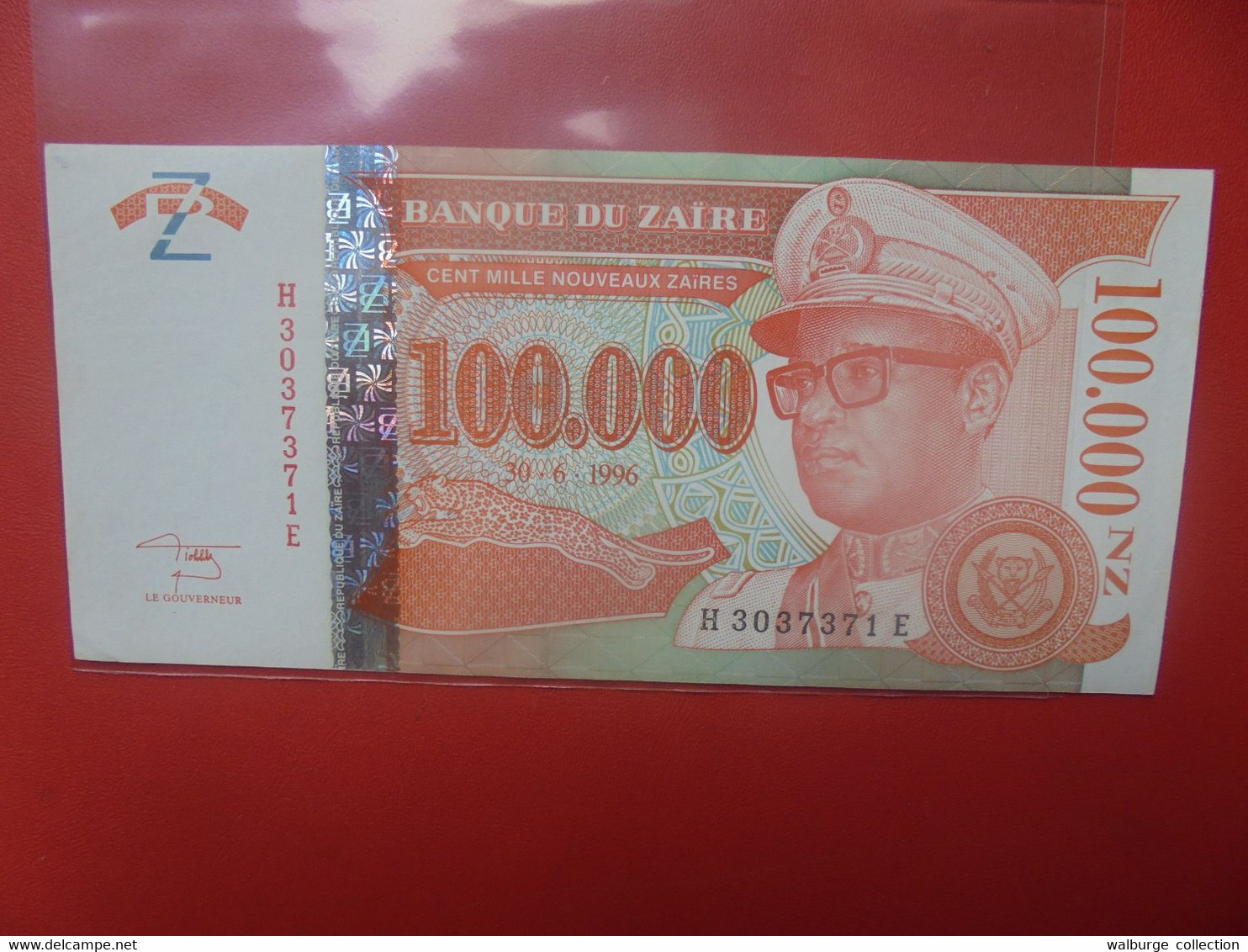 ZAIRE 100.000 NOUVEAUX ZAIRES 1996 Peu Circuler TRES BONNE QUALITE - Zaire