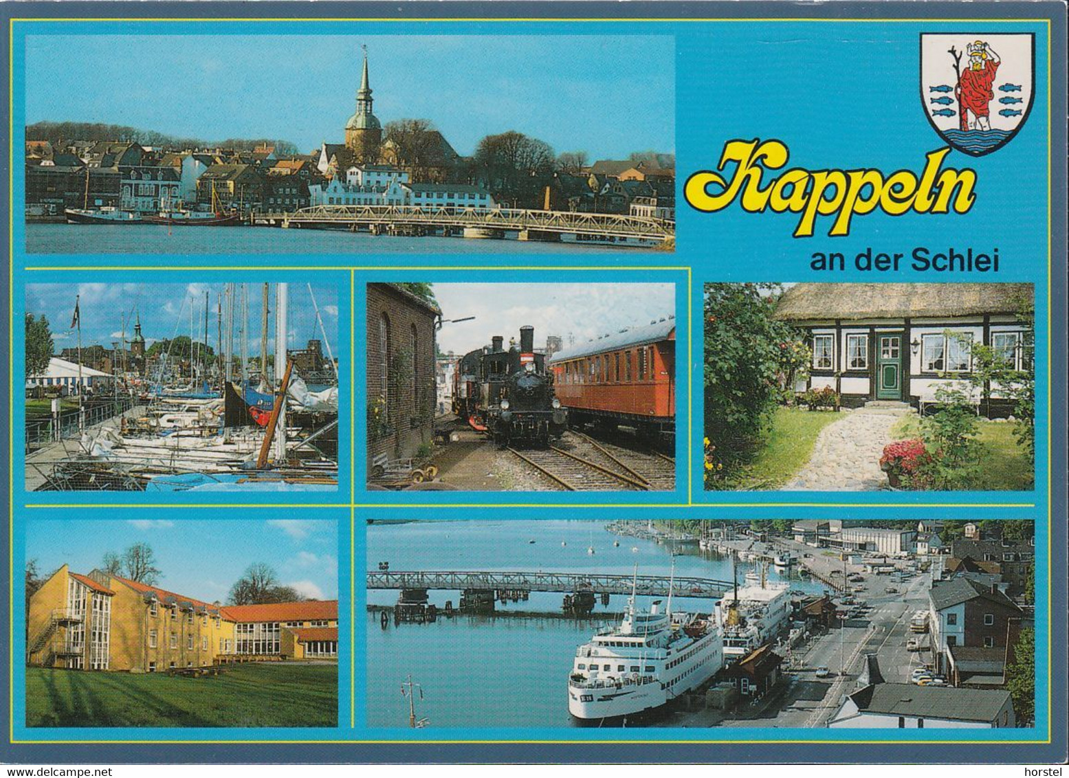 D-24376 Kappeln - Ansichten - Brücke - Dampfer - Eisenbahn - Railway - Kappeln / Schlei