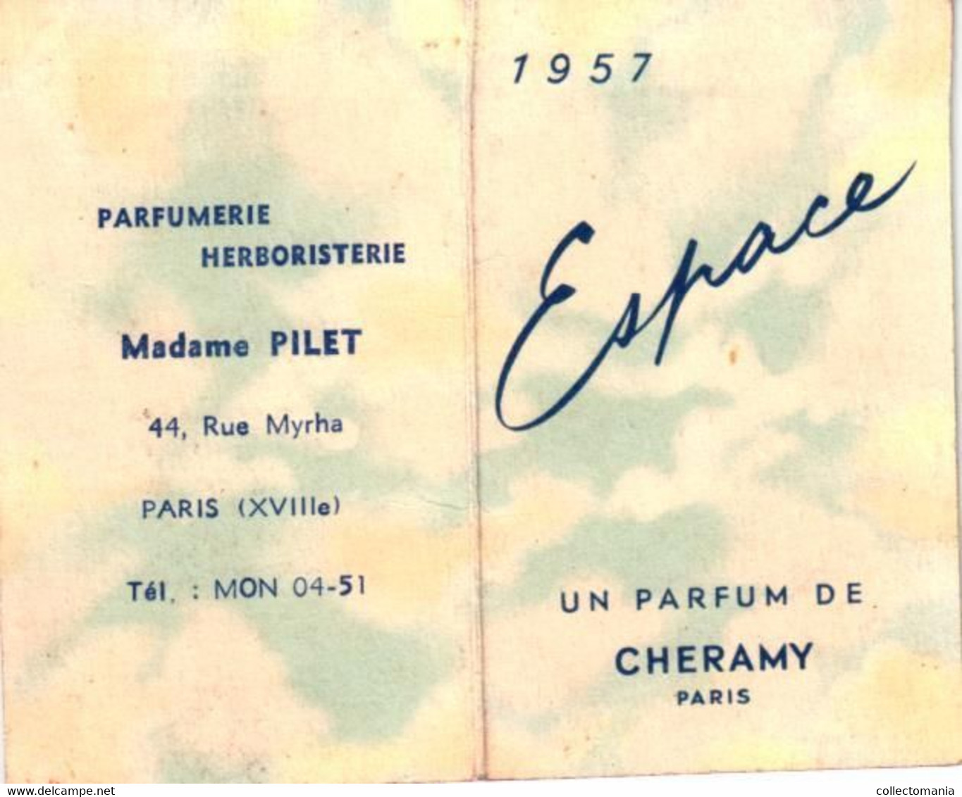 6 Calendriers De Cheramy Paris La Rose  Muguet  Festival Espace Joli Soir 1938 1939 1955 1957 1963 1965 - Profumeria Antica (fino Al 1960)