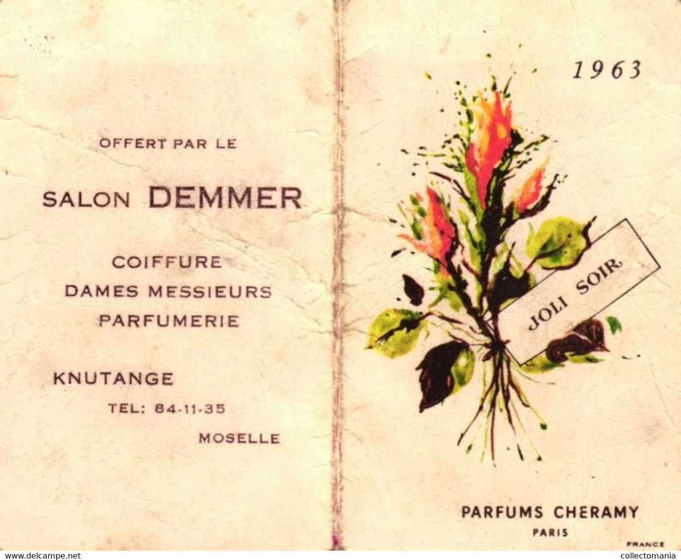 6 Calendriers De Cheramy Paris La Rose  Muguet  Festival Espace Joli Soir 1938 1939 1955 1957 1963 1965 - Anciennes (jusque 1960)