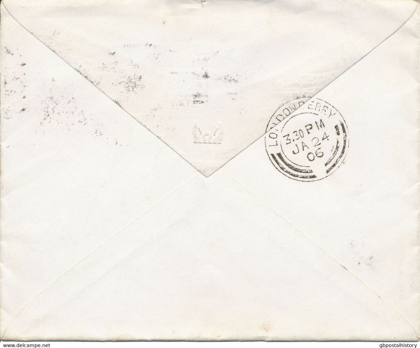 GB 1906 King Edward VII 1d Red STO Postal Stationery Env Uprated 1/2d LATE FEE - Briefe U. Dokumente