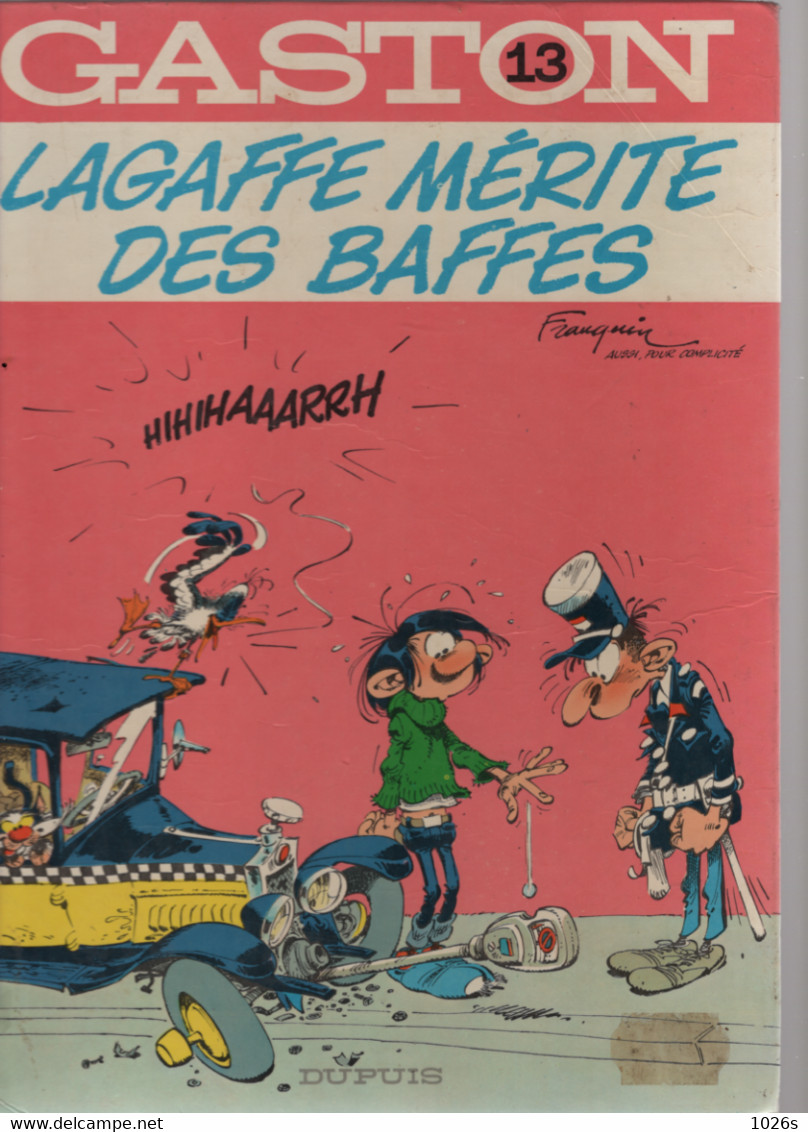 B.D.GASTON - LAGAFFFE MERITE DES BAFFES E.O. - 1979 - Gaston