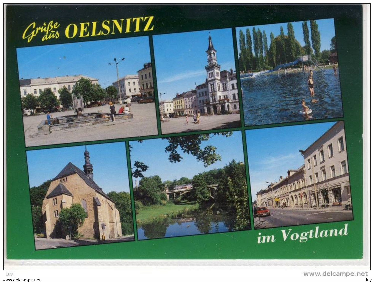 Grüße Aus OELSNITZ Im Vogtland, Mehrbildkarte - Oelsnitz I. Vogtl.