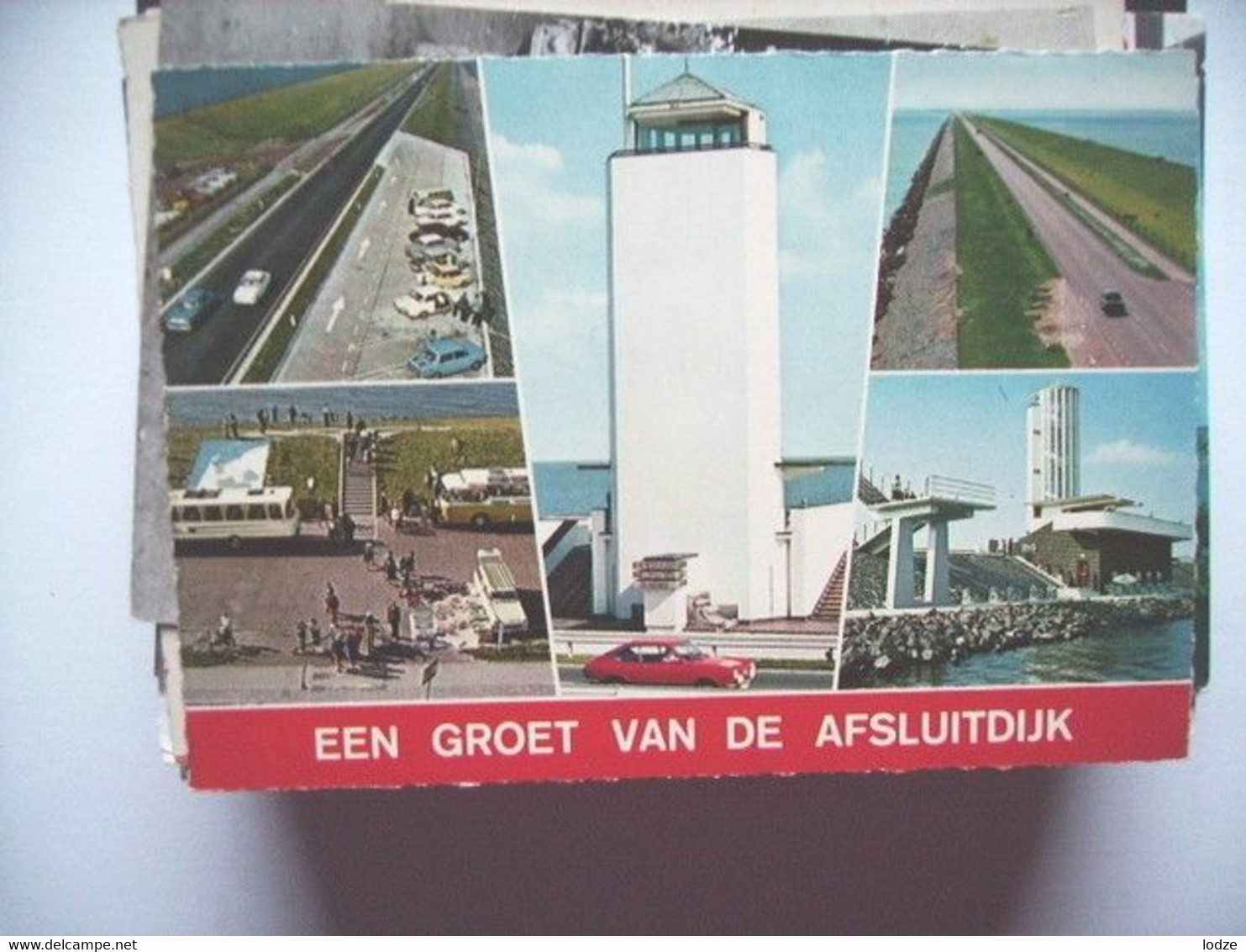 Nederland Holland Pays Bas Afsluitdijk Met Uitzichttoren En Auto's - Den Oever (& Afsluitdijk)