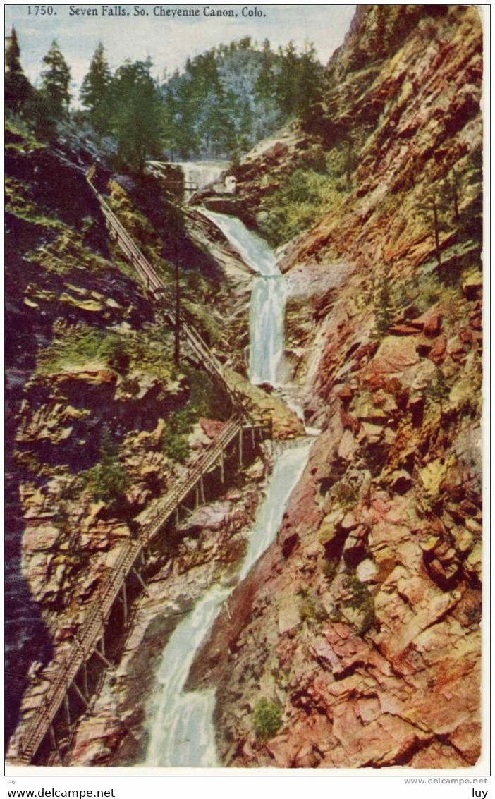 COLORADO SPRINGS, CO - CHEYENNE Canon, Seven Falls - Colorado Springs