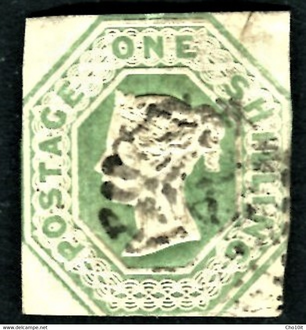 GB 1847 1s SG 54 Used QV Light Daage R Ight Side (002941) - Used Stamps