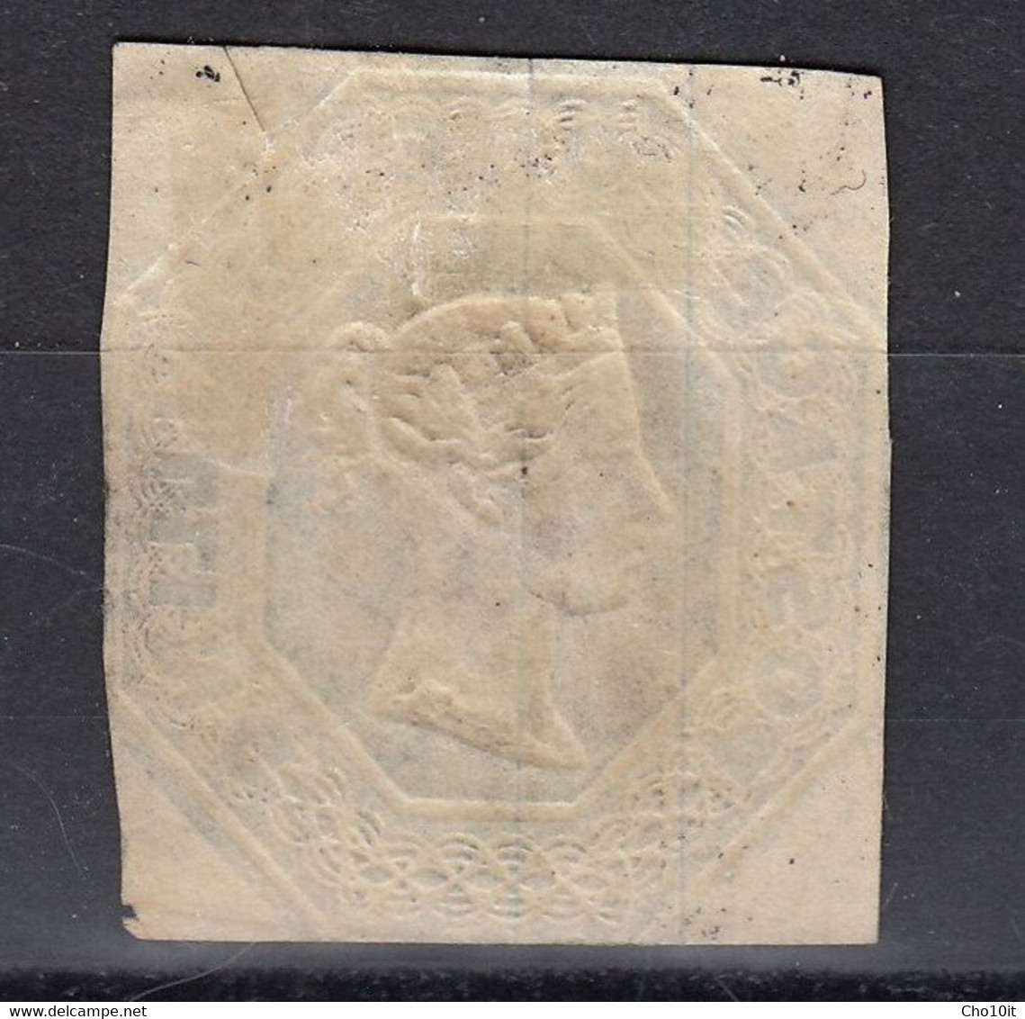 GB 1847 1s SG 54 Used QV Light Daage R Ight Side (002941) - Oblitérés