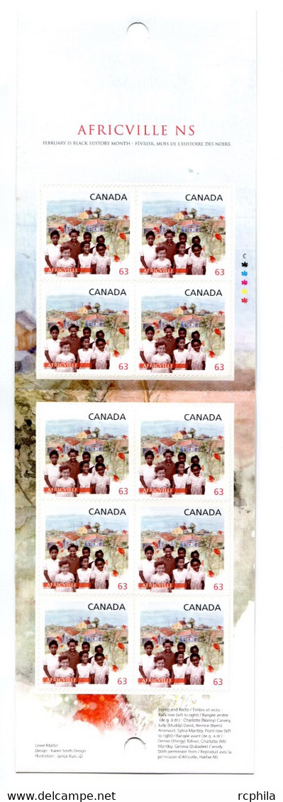 RC 20741 CANADA COMMUNAUTÉ D' AFRICVILLE CARNET COMPLET BOOKLET MNH NEUF * - Libretti Completi