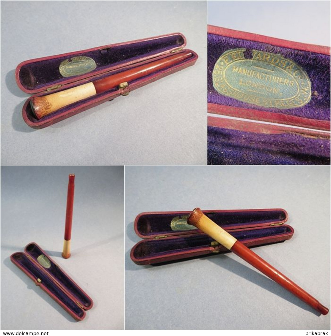 FUME CIGARETTE DANS SON ETUI + Tabac Art Populaire - Cigarette Holders