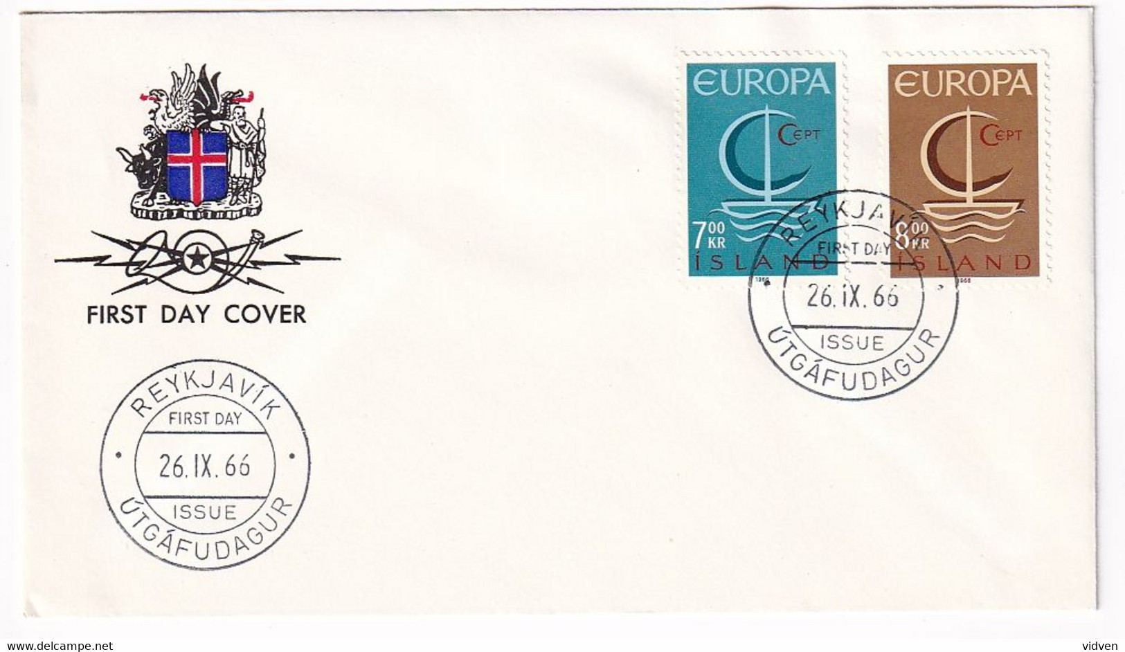 Iceland, First Day Cover, Used - Lettres & Documents