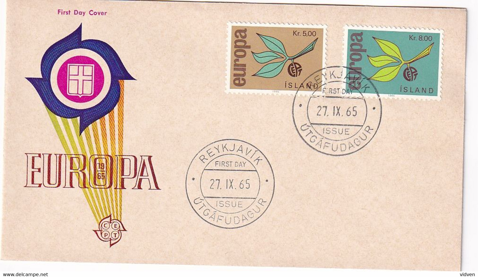 Iceland, First Day Cover, Used - Lettres & Documents