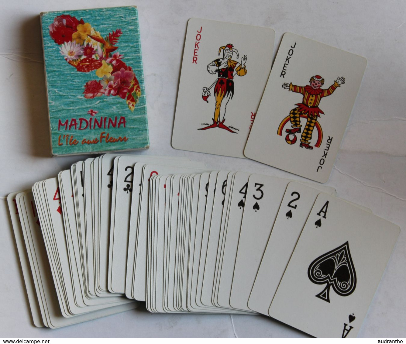 Jeu De 54 Cartes à Jouer Publicitaire La Martinique Madinina L'île Aux Fleurs Lauma éditions - 54 Carte