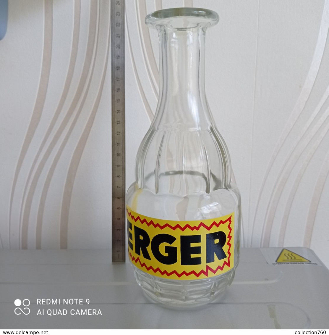 CARAFE PUBLICITAIRE BERGER - Sonstige & Ohne Zuordnung