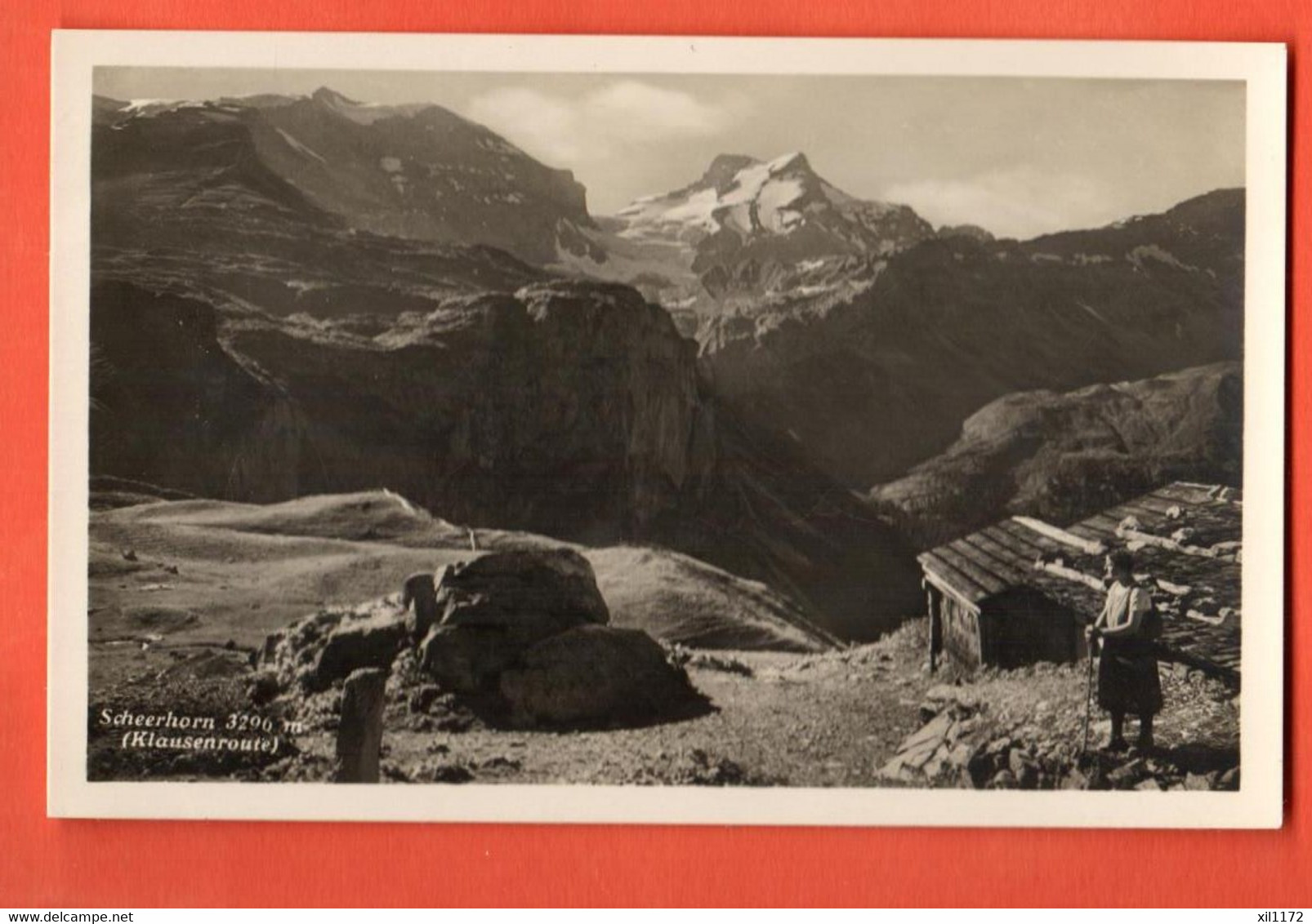 ZME-33 Scheerhorn  Unterschächen Klausenroute. Belebt. Stempel Hotel Klausenpasshöhe.  Aschwanden 202 Nicht Gelaufen - Unterschächen