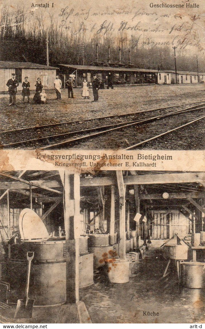 DC3468 - Ak Bietigheim Kriegsverpflegungs-Anstalten Anstalt I & Küche 1915 - Bietigheim-Bissingen