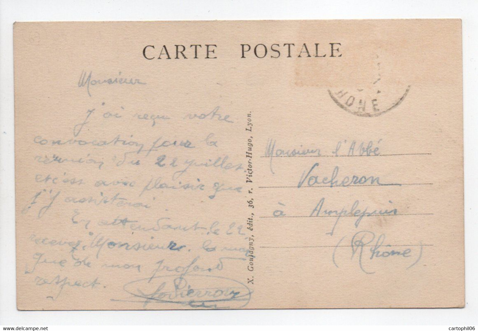 - CPA CHATILLON-D'AZERGUES (69) - Vue Générale Prise Des Bords De L'Azergues - Edition Goutagny 3015 - - Other & Unclassified