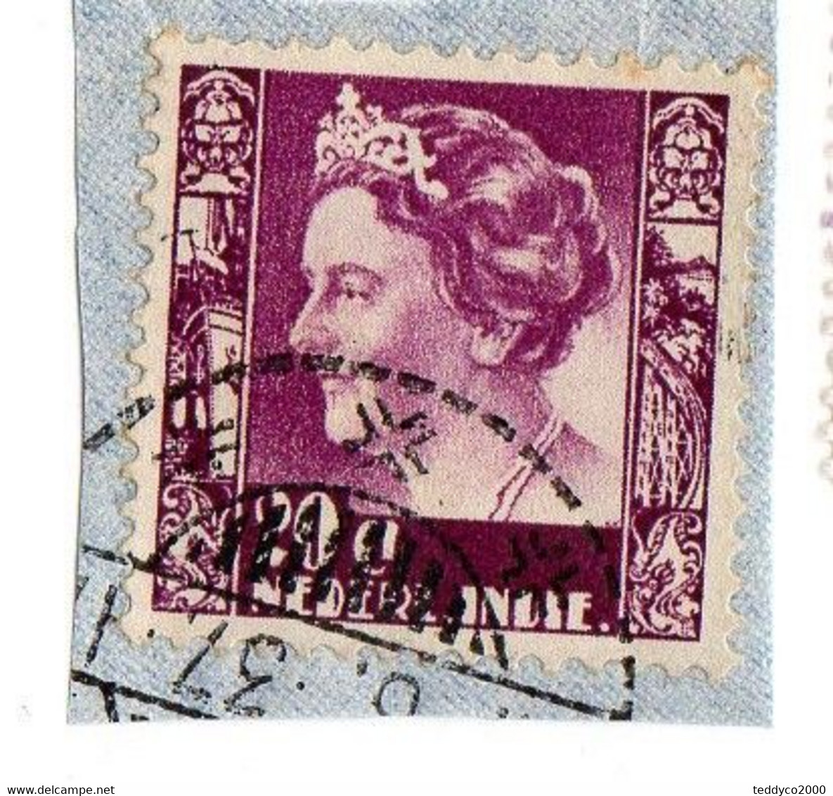 NETHERLANDS - PAESI BASSI - HOLLAND - NEDERLAND - OLANDA QUEEN REGINA Wilhelmina REINE USED - Ohne Zuordnung