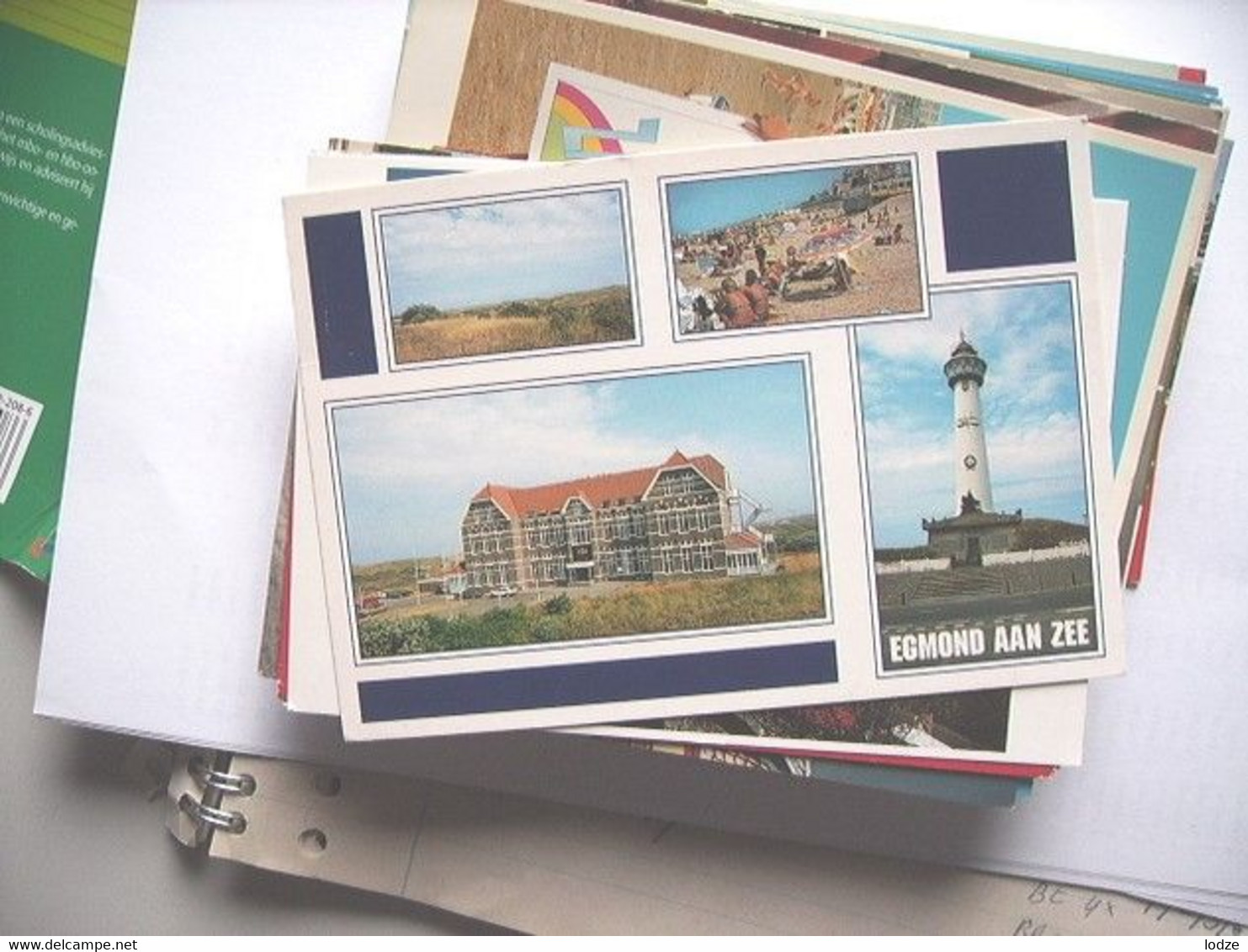 Nederland Holland Pays Bas Egmond Aan Zee Met Vuurtoren En Strand - Egmond Aan Zee