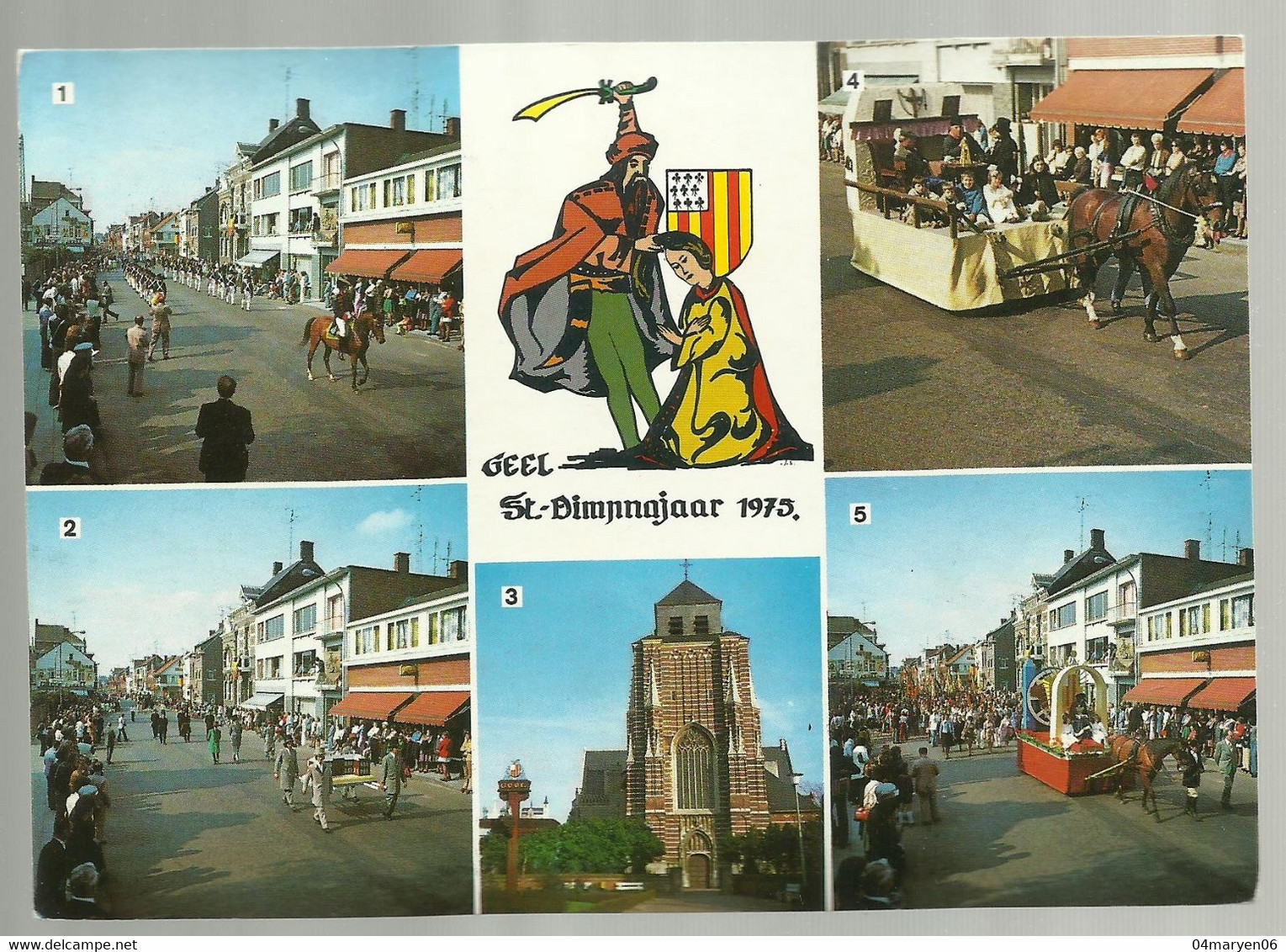 ***  5 X GEEL  ***  -  St. - Dimpnajaar 1975  -  Zie Scan's - Geel