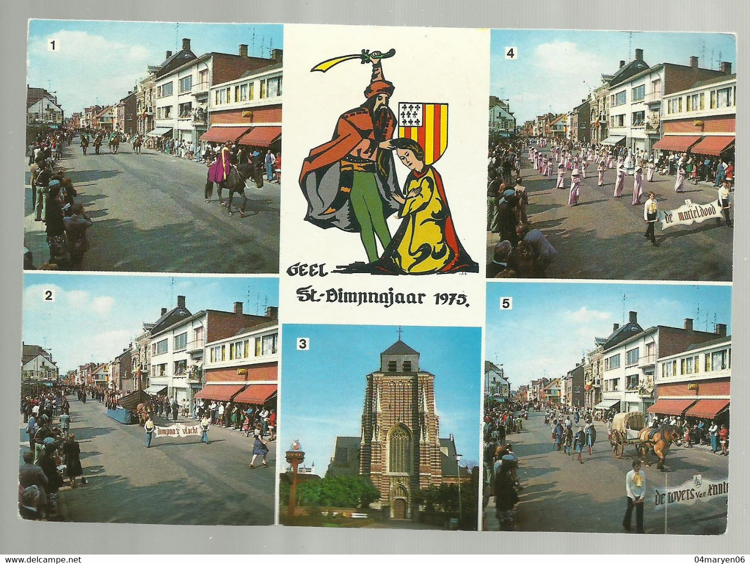 ***  5 X GEEL  ***  -  St. - Dimpnajaar 1975  -  Zie Scan's - Geel