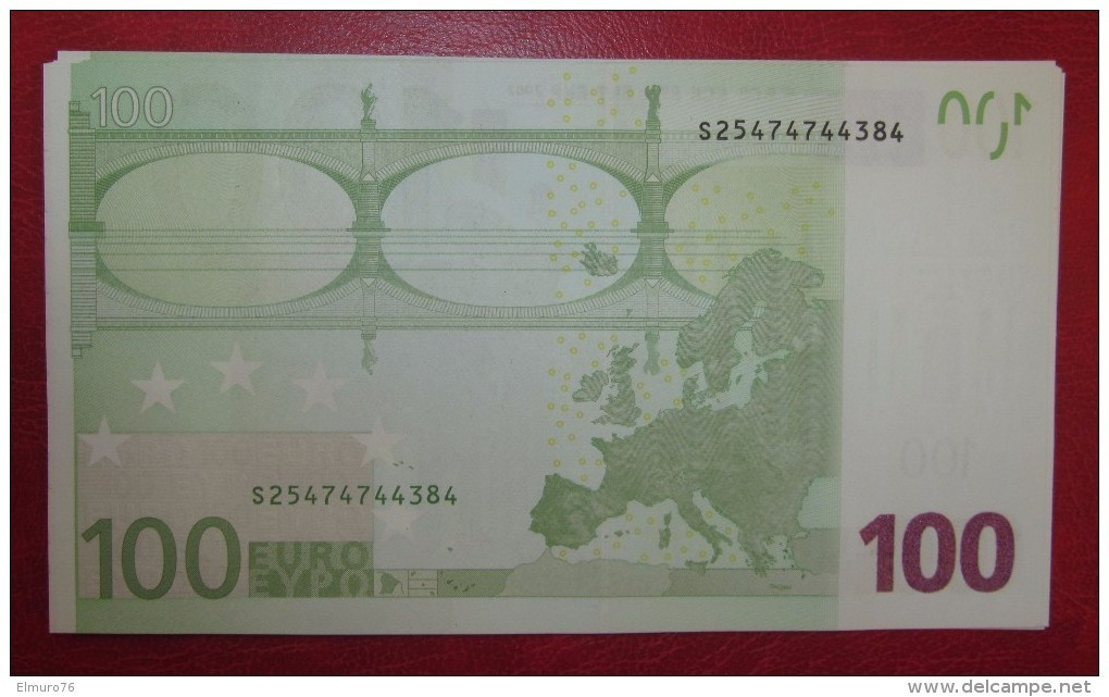 100 EURO J031H5 Italy Serie S Perfect UNC - 100 Euro