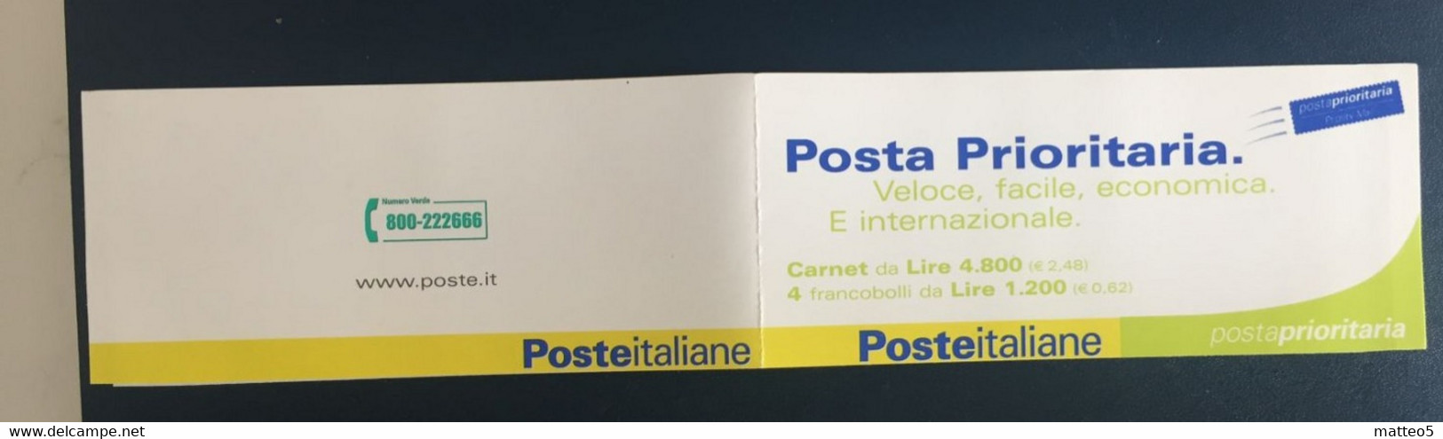 2001 -Italia -  Posta Prioritaria - Blocks & Kleinbögen