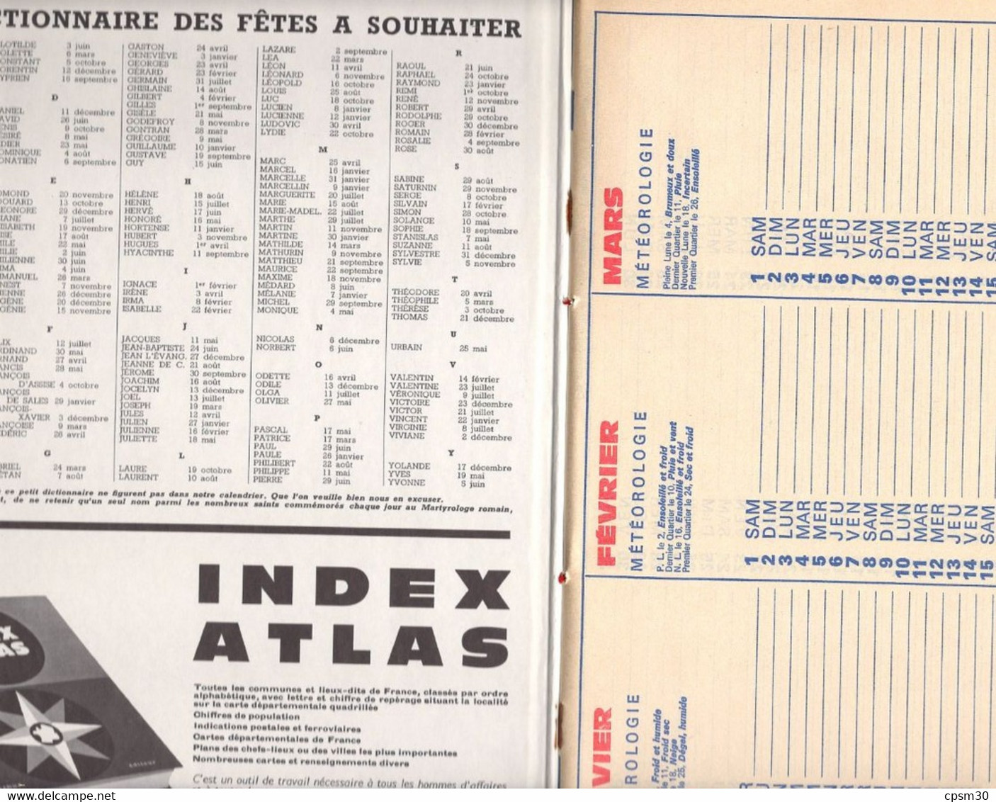 CALENDRIER GF 1969 - Cassis 13 BdR, Quiberon 56 Morbihan, Imprimerie Oberthur (calendrier Double) - Grand Format : 1961-70