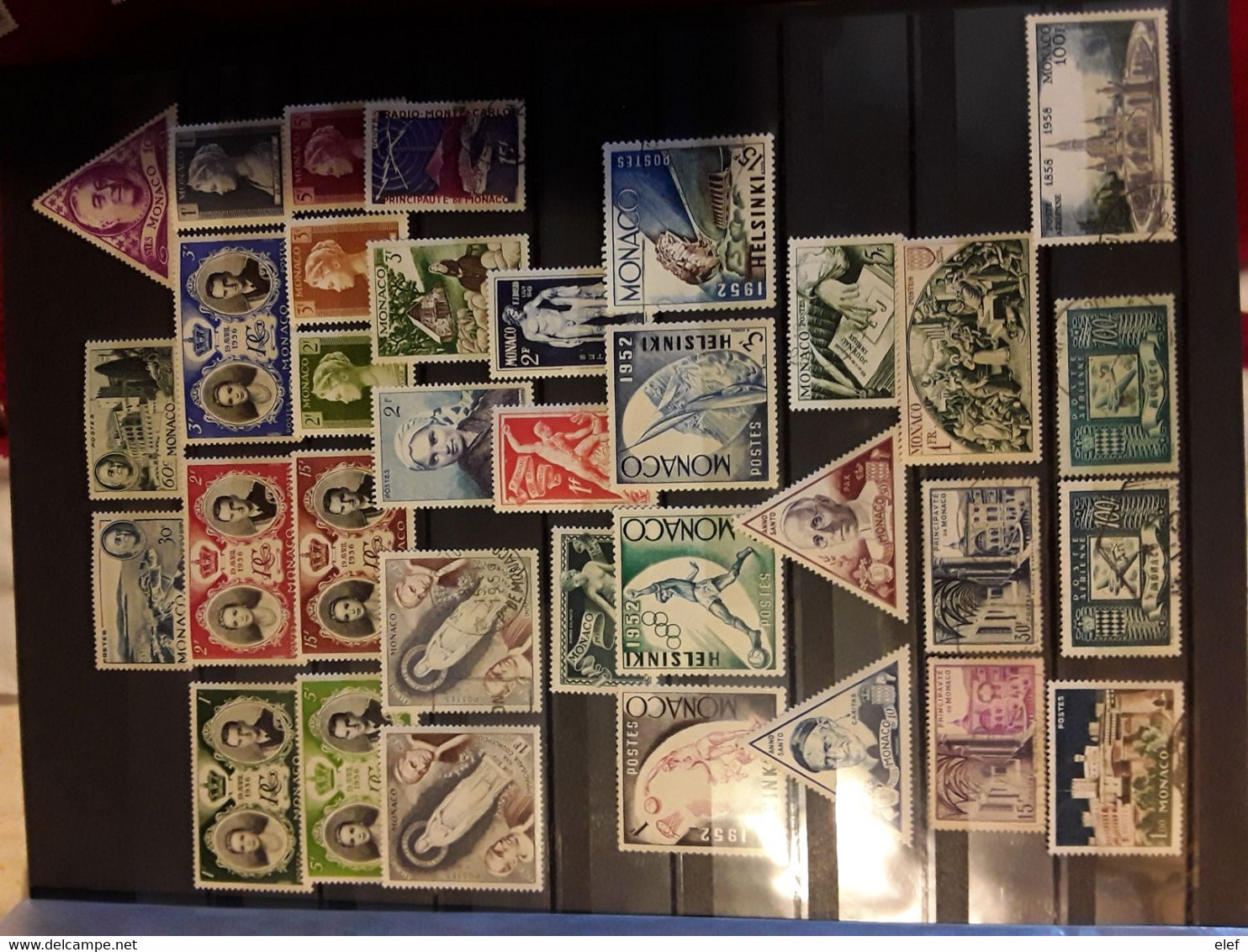 MONACO Collection de plusieurs centaines de timbres neufs et obl non triés toutes epoques dont classiques TB  FORTE COTE