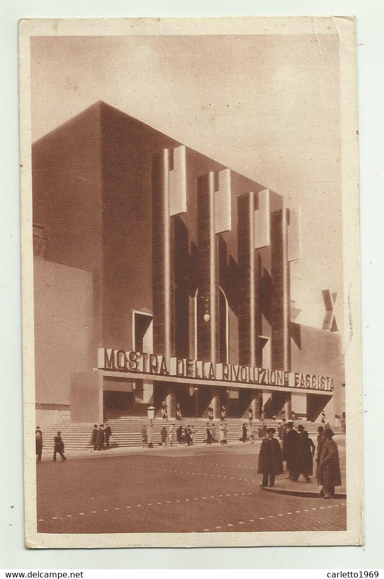 ROMA - MOSTRA DELLA RIVOLUZIONE FASCISTA 1934 VIAGGIATA  FP - Expositions