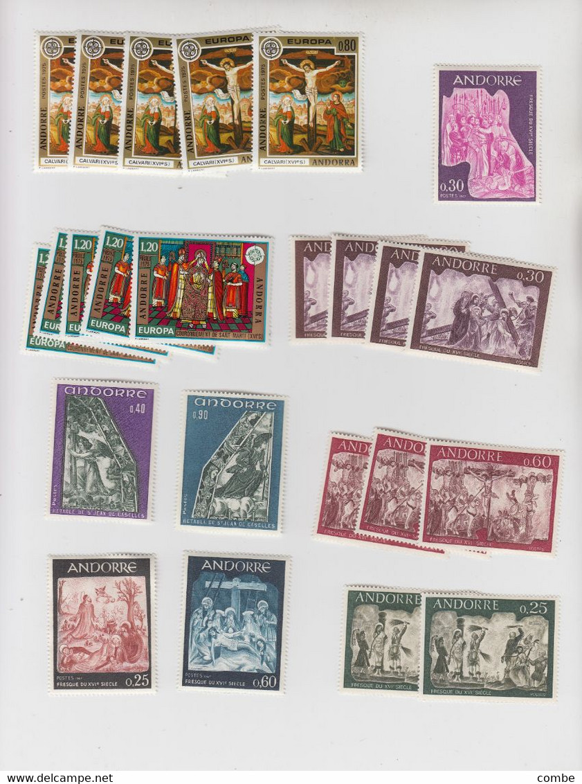 43 TABLEAUX ANDORRE **. MNH  / 3 - Collections (without Album)