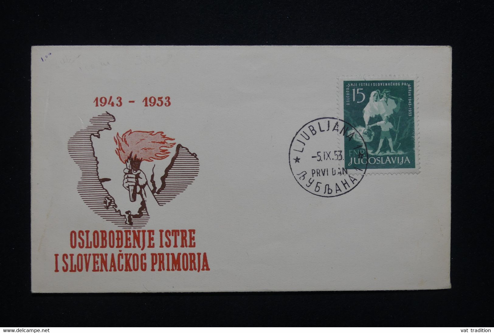 YOUGOSLAVIE - Enveloppe FDC En 1953 - L 94046 - FDC