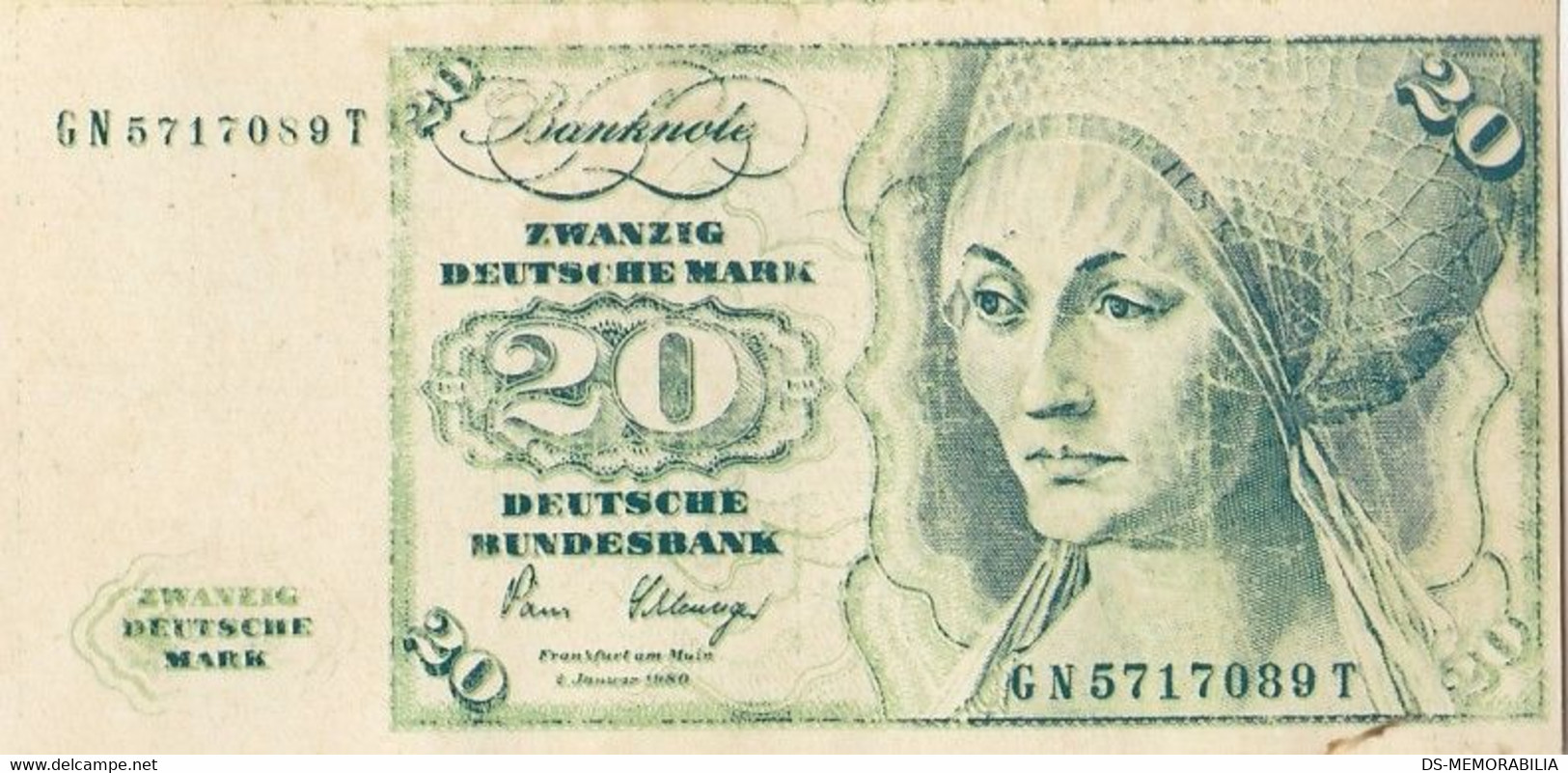 Germany Woolmark Yugoslavia 20 DM Paper Voucher - [17] Fictifs & Specimens