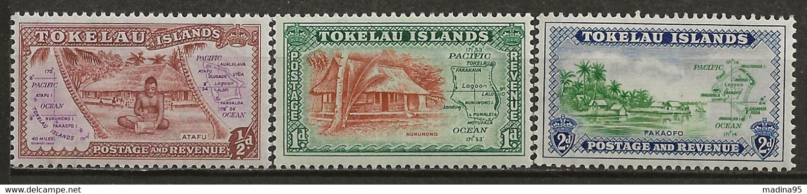 TOKELAU: **, N° YT 1 à 3, Série, TB - Tokelau