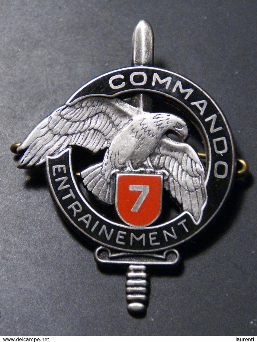 BTDIV1 Insigne Commando Entrainement N°7 Drogo GS 31 Noisel - Other & Unclassified