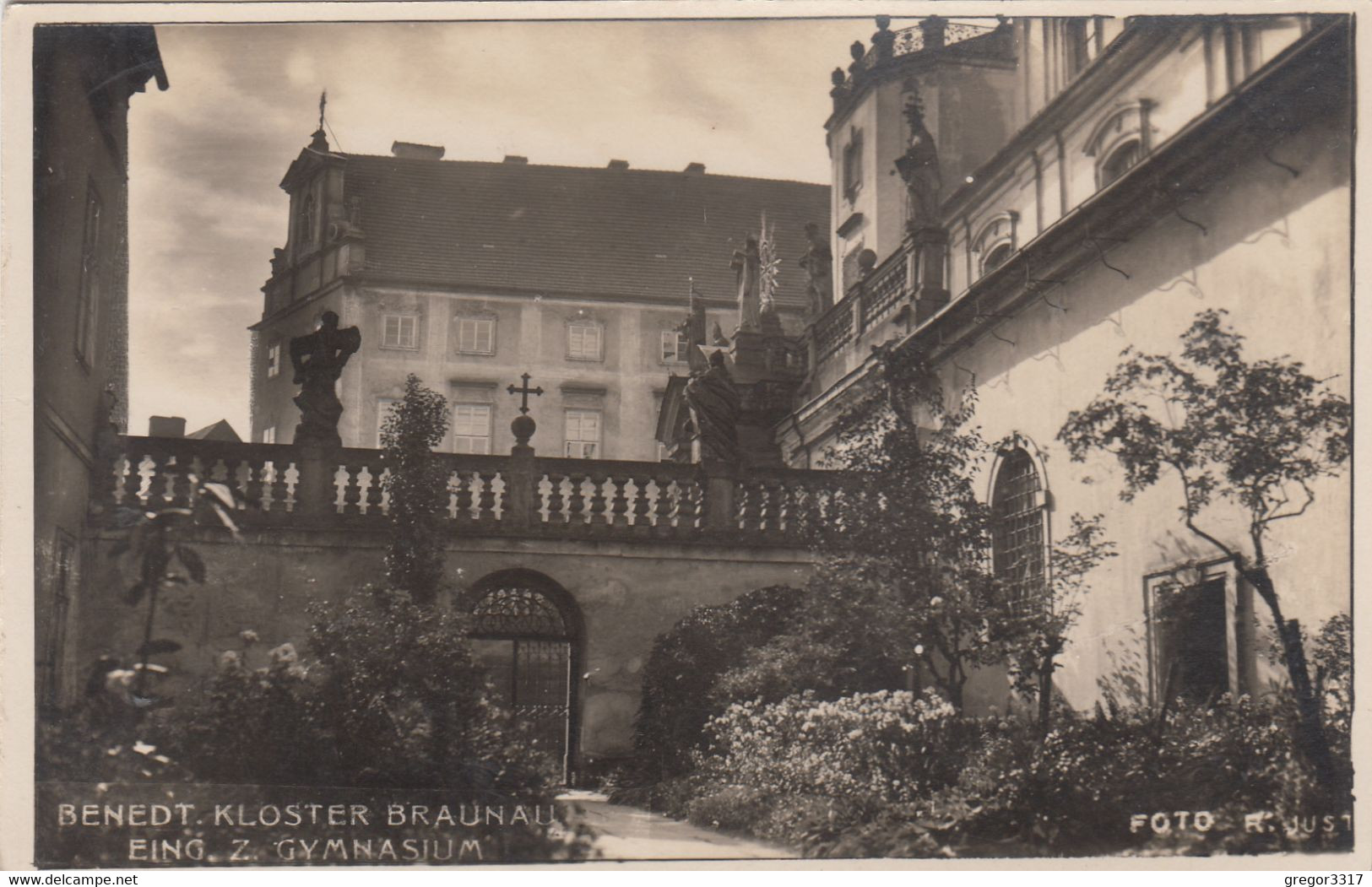 2510) BRAUNAU - Benedt. Kloster Braunau - Eingang Zum GYMNASIUM - Sehr Alt !! 1930 - Braunau