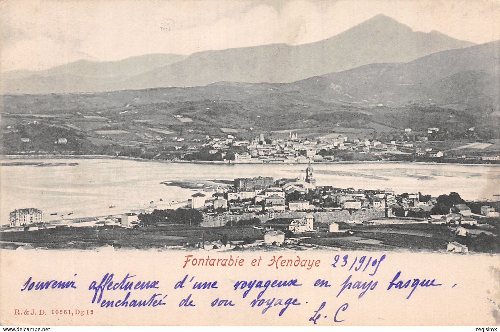 64-FONTARABIE ET HENDAYE-N°T1050-C/0257 - Otros & Sin Clasificación